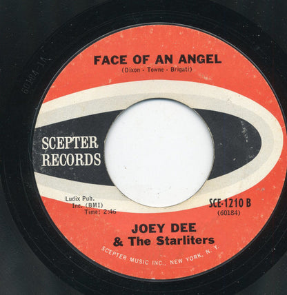Joey Dee & The Starliters : Shimmy Baby / Face Of An Angel (7", Styrene)
