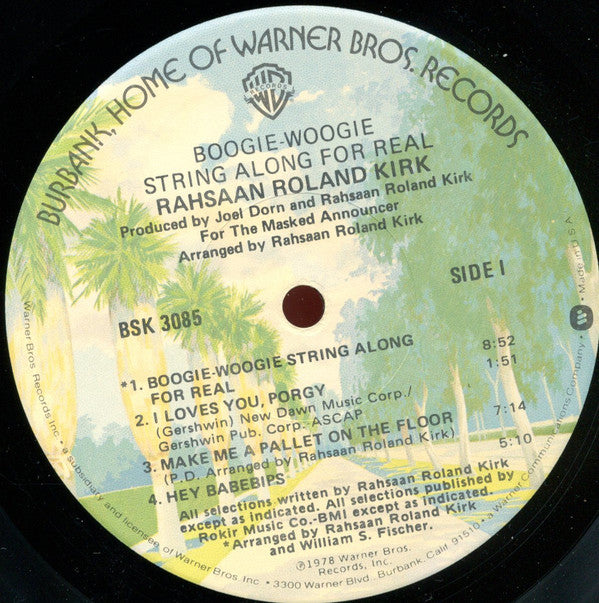 Roland Kirk : Boogie-Woogie String Along For Real (LP, Album, Los)