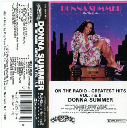 Donna Summer : On The Radio: Greatest Hits Vol. I & II (Cass, Album, Comp, Club, P/Mixed, RE)