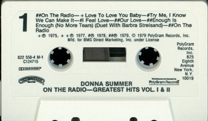 Donna Summer : On The Radio: Greatest Hits Vol. I & II (Cass, Album, Comp, Club, P/Mixed, RE)