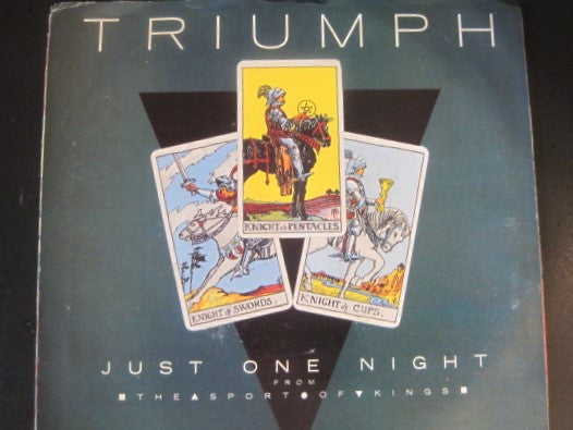 Triumph (2) : Just One Night (7", Single, Promo)