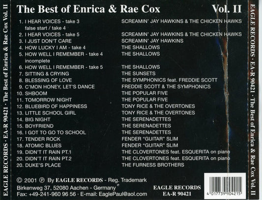 Various : The Best Of Enrica & Rae Cox Vol II (CD, Comp)