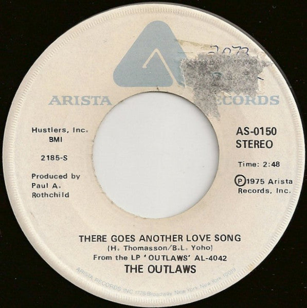 Outlaws : There Goes Another Love Song (7", Single)