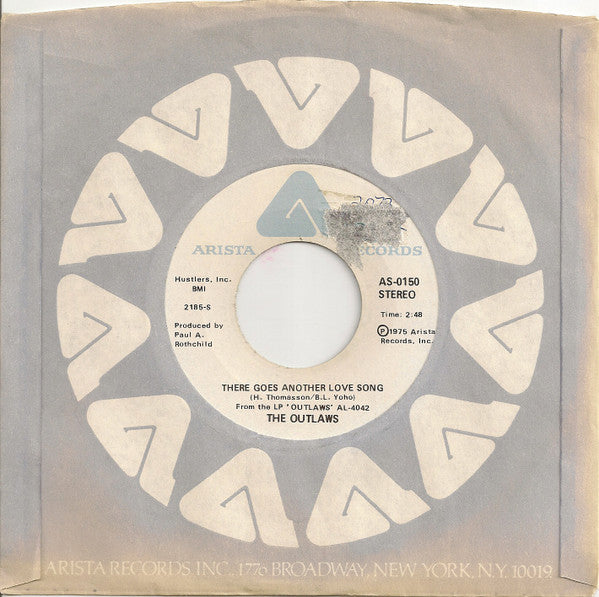 Outlaws : There Goes Another Love Song (7", Single)