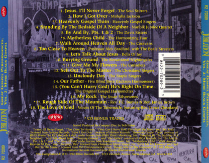 Various : Jubilation! Great Gospel Performances • Volume Two: More Black Gospel (CD, Comp, RM, Lon)