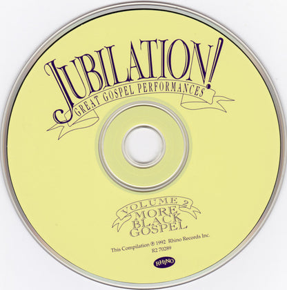Various : Jubilation! Great Gospel Performances • Volume Two: More Black Gospel (CD, Comp, RM, Lon)
