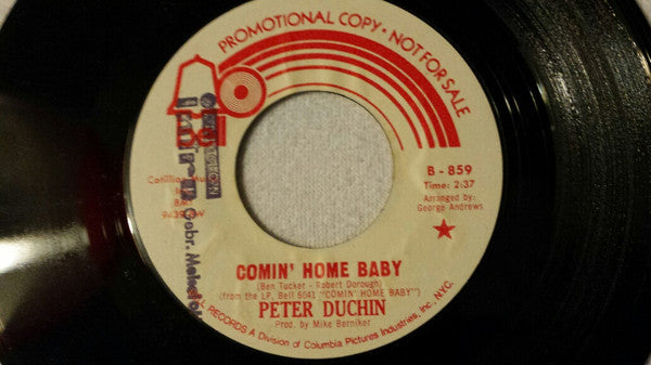 Peter Duchin : Comin' Home Baby / Lollipops & Grass (7", Single, Promo, Styrene)