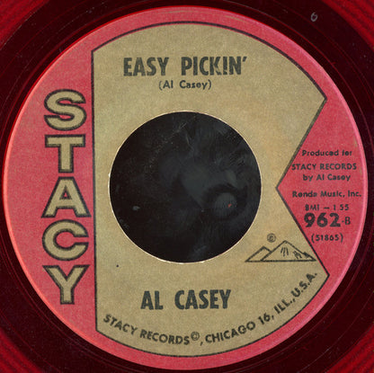 Al Casey (2) With The K-C-Ettes : Surfin' Hootenanny / Easy Pickin' (7", Single, Red)