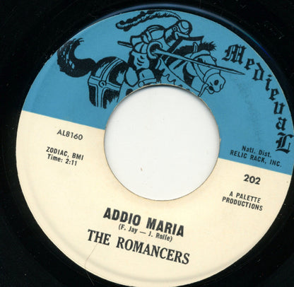 The Romancers (5) : It Only Happens With You / Addio Maria (7")