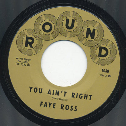 Faye Ross : Faith, Hope & Trust (7", Styrene)