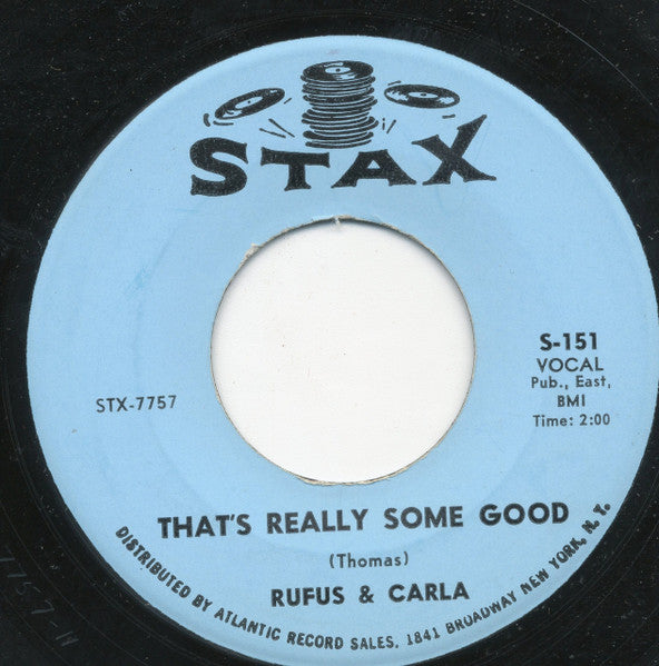 Rufus Thomas & Carla Thomas : Night Time Is The Right Time (7", Single)