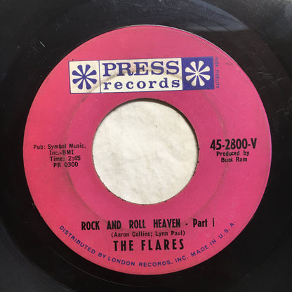 The Flares : Rock And Roll Heaven (7", Mono)