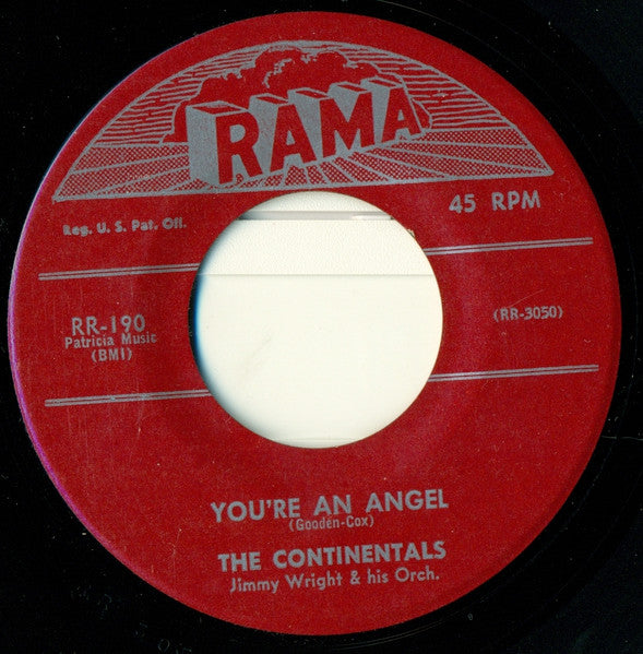 The Continentals (12) : You're An Angel / Giddy-Up And Ding-Dong (7", Red)