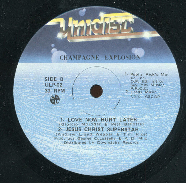 Champagne Explosion : Champagne Explosion (LP, Album)