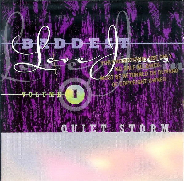 Various : Baddest Love Jams Volume 1 - Quiet Storm (CD, Comp)