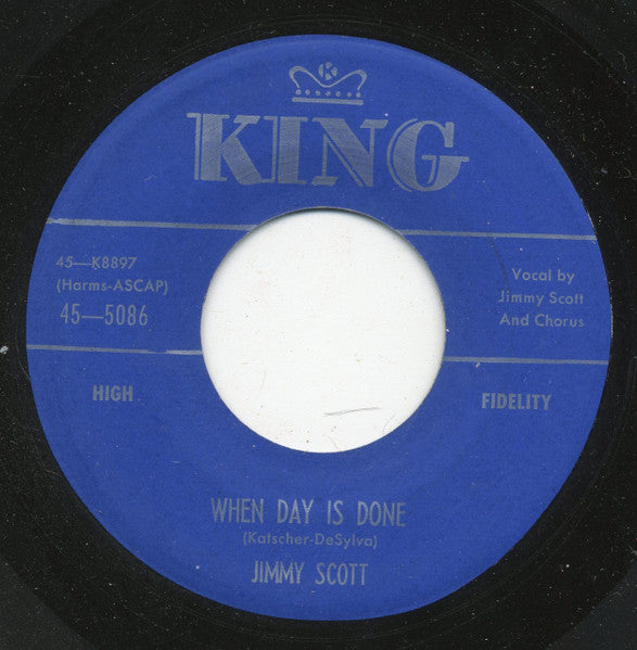 Jimmy Scott : When Day Is Done / What Sin (7")