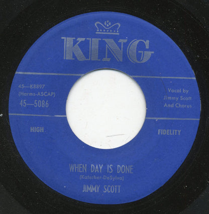 Jimmy Scott : When Day Is Done / What Sin (7")