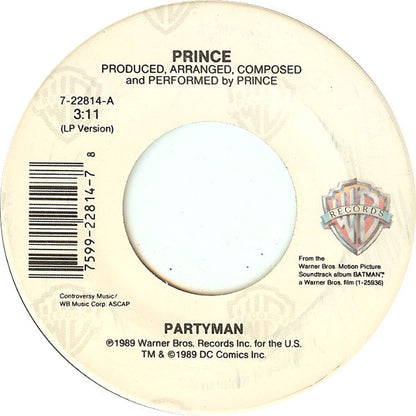 Prince : Partyman (7", Single)
