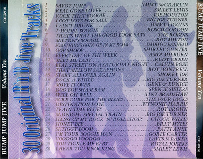 Various : Bump Jump Jive Volume Ten (CD, Comp)