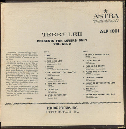 Terry Lee (8) : Music For Young Lovers - Volume II (LP, Comp)