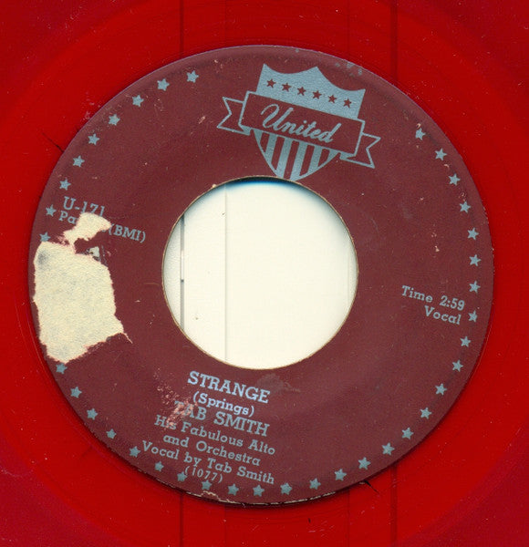Tab Smith Orchestra : Strange / Jumptime (7")
