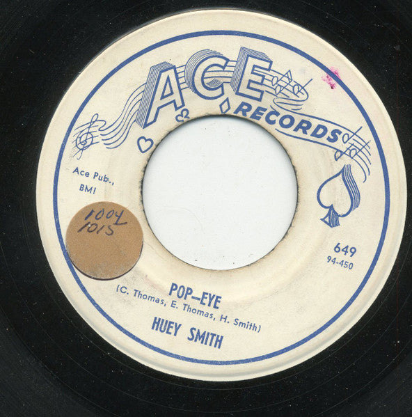 Huey "Piano" Smith & His Clowns : Pop-Eye  / Scald-Dog  (7")