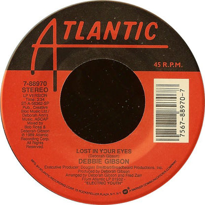 Debbie Gibson : Lost In Your Eyes (7", Single, SP )