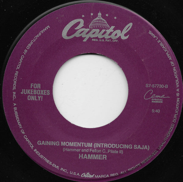 MC Hammer : Do Not Pass Me By (7", Jukebox, Spe)