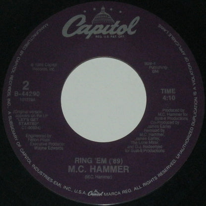 MC Hammer : Turn This Mutha Out (7", Single)