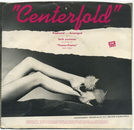 The J. Geils Band : Centerfold (7", Single, Win)