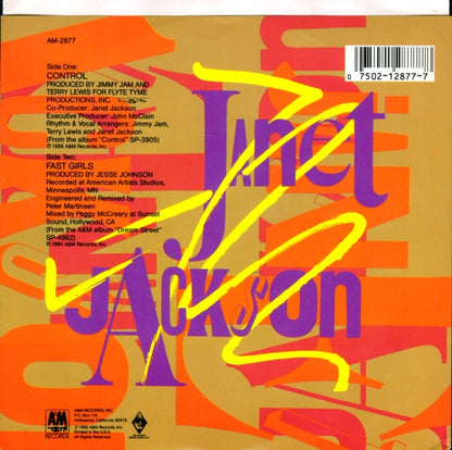 Janet Jackson : Control (7", Single, Styrene, R)