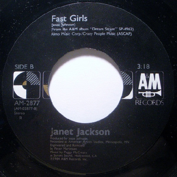 Janet Jackson : Control (7", Single, Styrene, R)