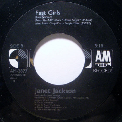 Janet Jackson : Control (7", Single, Styrene, R)