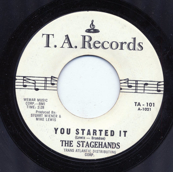 Stagehands : Hello Dolly / You Started It  (7", Single)