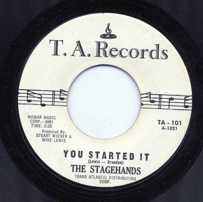 Stagehands : Hello Dolly / You Started It  (7", Single)
