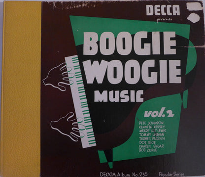 Various : Boogie Woogie Music Vol. 2 (5xShellac, 10", Album, Comp)