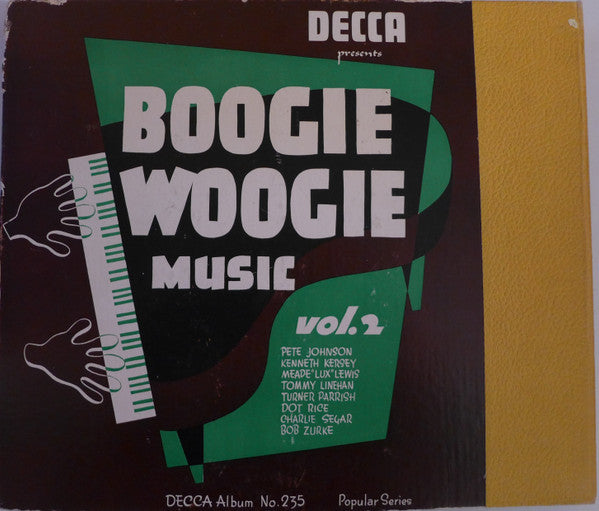 Various : Boogie Woogie Music Vol. 2 (5xShellac, 10", Album, Comp)