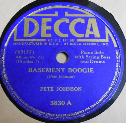 Various : Boogie Woogie Music Vol. 2 (5xShellac, 10", Album, Comp)
