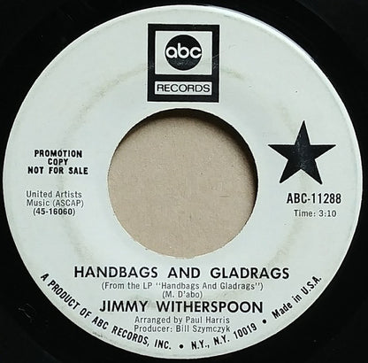 Jimmy Witherspoon : Handbags and Gladrags / It's Time To Live (7", Single, Promo)