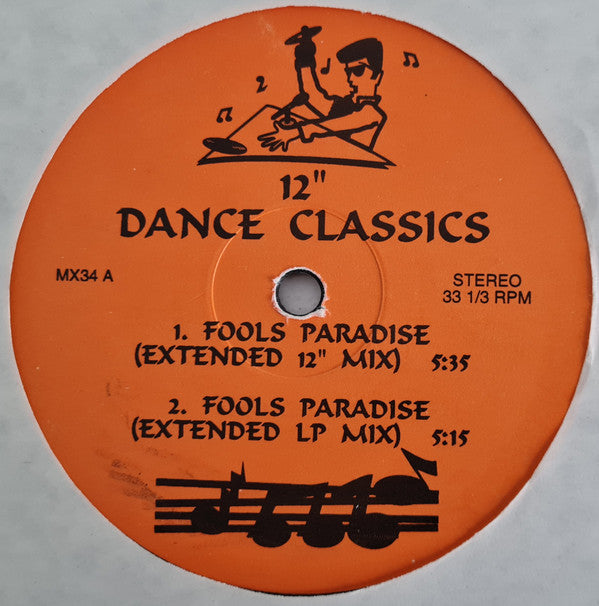 Meli'sa Morgan / The Weather Girls : Fools Paradise / No One Can Love You More Than Me (Remix) (12", Unofficial)