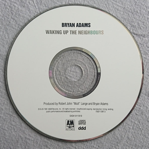 Bryan Adams : Waking Up The Neighbours (CD, Album)