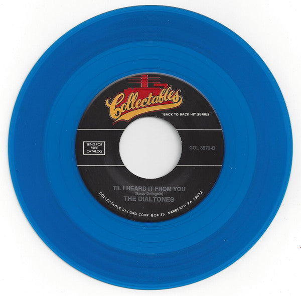 The Dialtones (5) : Johnny / Til I Heard It From You (7", Blu)