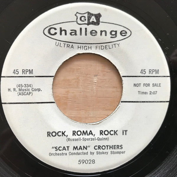 Scatman Crothers : Rock, Roma, Rock it /  Take Your Time  (7", Single, Promo)