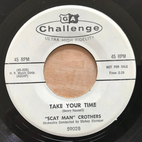Scatman Crothers : Rock, Roma, Rock it /  Take Your Time  (7", Single, Promo)