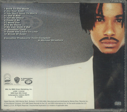 Tevin Campbell : Back To The World (CD, Album, Club, BMG)