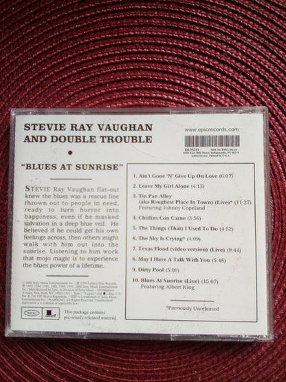 Stevie Ray Vaughan & Double Trouble : Blues At Sunrise (CD, Comp, Club)