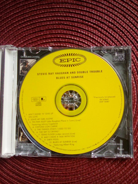 Stevie Ray Vaughan & Double Trouble : Blues At Sunrise (CD, Comp, Club)