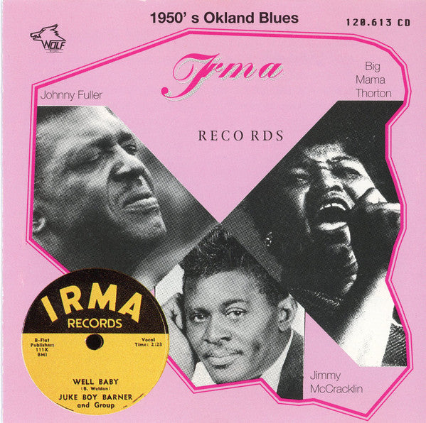 Various : 1950's Oakland Blues (Irma Records) (CD, Comp)