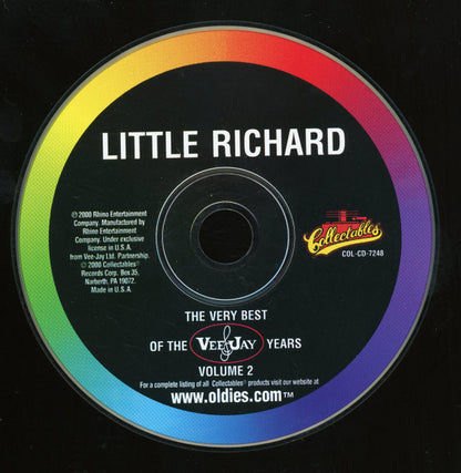 Little Richard : The Very Best Of The Vee-Jay Years Volume 2 (CD, Comp)