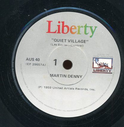 Martin Denny / Al Caiola : Quiet Village / The Magnificent Seven (7", Single, RE)